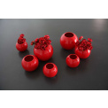 Red Sphere Vase 11.5x9.5cm - 2
