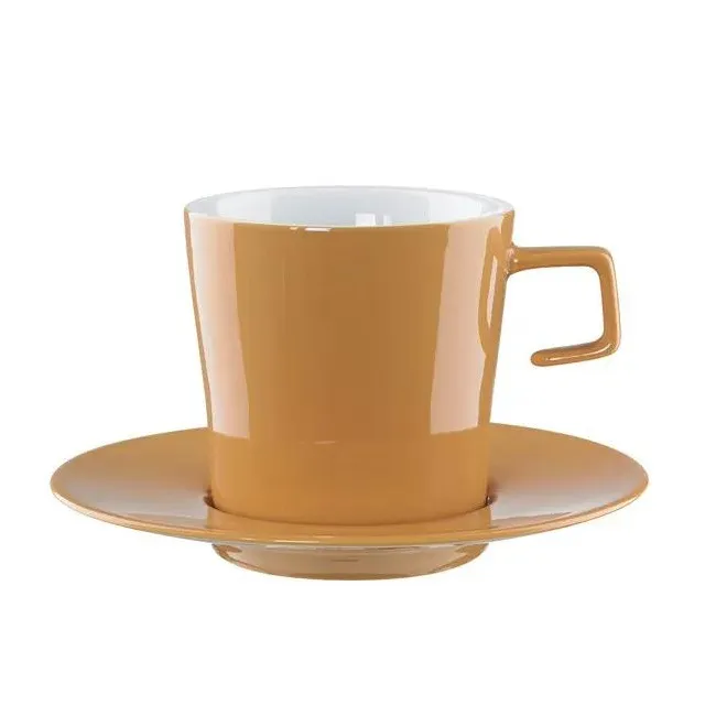 Filiżanka ze spodkiem Caffe Al Bar 250ml do kawy - 1