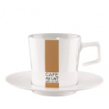 Caffe Al Bar 250ml Coffee Cup with Saucer - 1