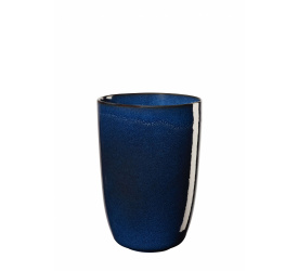 Wazon Saisons Midnight Blue 16x11,6cm niebieski