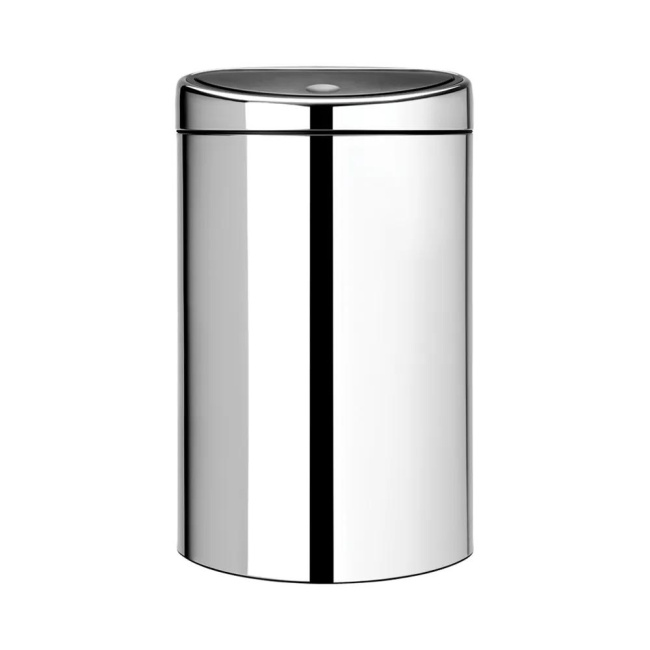 Touch Bin Waste Bin 10/23L Polished Steel