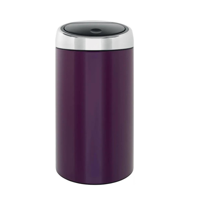 Touch Bin Waste Bin 45L Purple