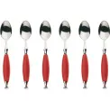 Set of 6 Country Teaspoons - 1