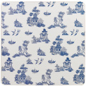 Set of 4 Blue Willow Placemats 29x29cm - 1