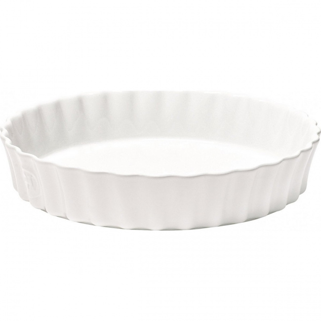 White Tart Dish 28cm - 1