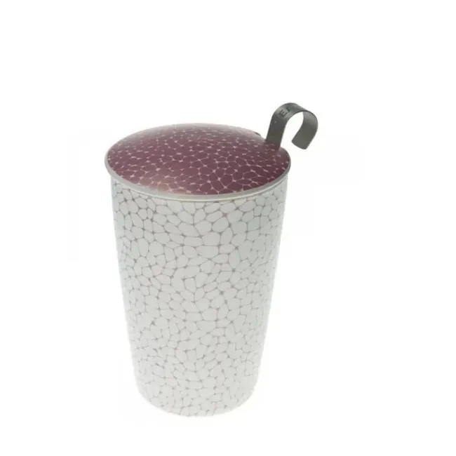 Kubek z zaparzaczem 350ml stones lilac light - 1