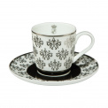 Filiżanka ze spodkiem Floral 100ml do espresso - 1