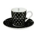 Filiżanka ze spodkiem Dots 100ml do espresso - 1