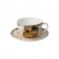 Kiss Coffee Cup with Saucer 250ml