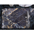 Set of 6 Navy Marble placemats 30x23cm - 2
