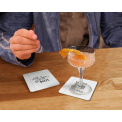 Set of 6 Fred coasters 10x10cm - 8