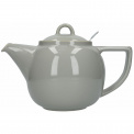 London Pottery Geo 1l Teapot with gray infuser - 1