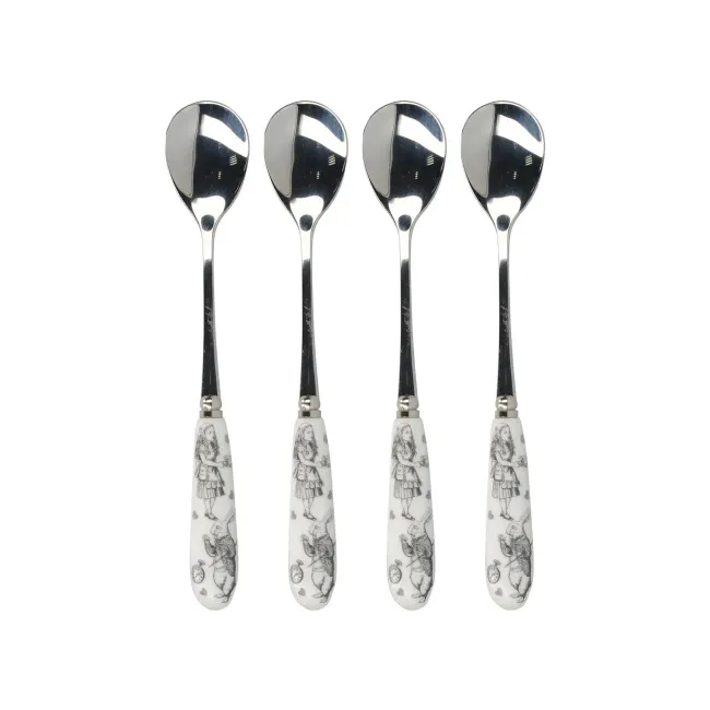 Komplet 4 łyżeczek Alicja w Krainie Czarów 15.5cm - 1