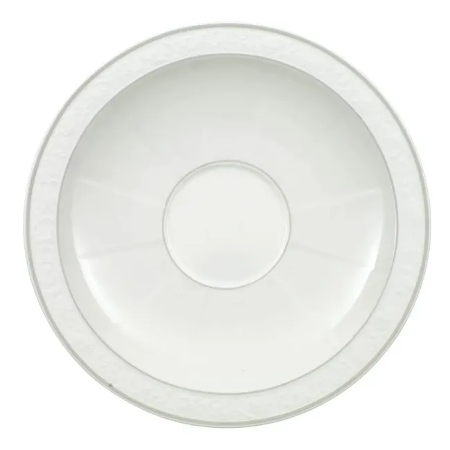 Saucer Gray Pearl 18cm for breakfast cup