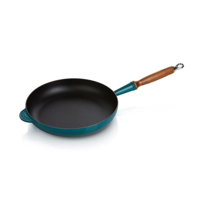 Deep Teal Cast Iron Pan 28cm 2.6l