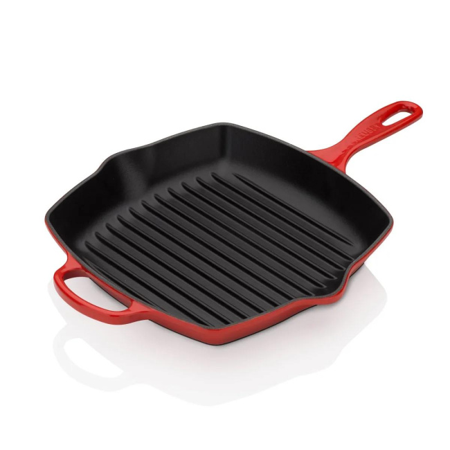 Cherry Cast Iron Grill Pan 26cm