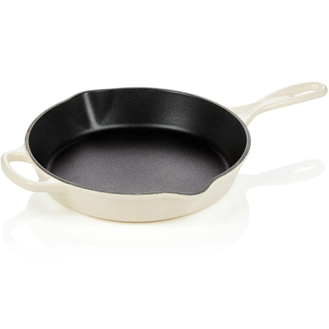 Cream Cast Iron Pan 26cm