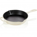 Patelnia żeliwna 26cm kremowa - 1
