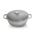 Mist Grey La Marmite Cast Iron Pot 26cm 4.1l