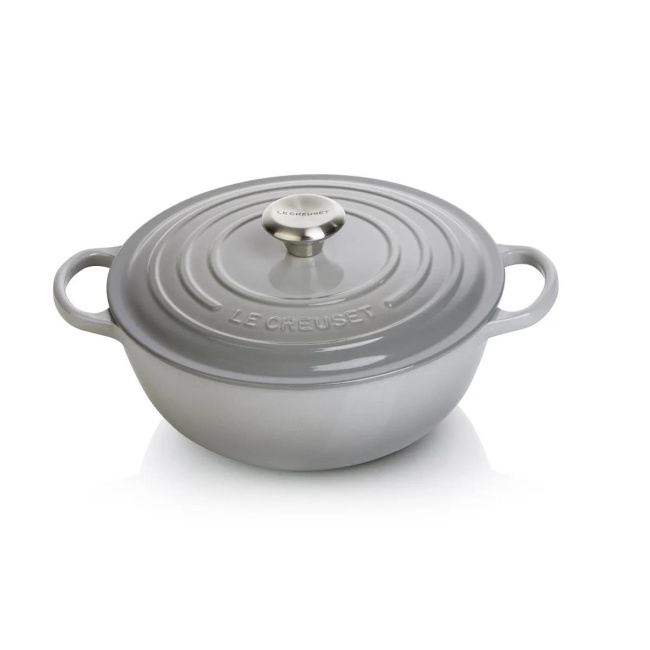 Mist Grey La Marmite Cast Iron Pot 26cm 4.1l