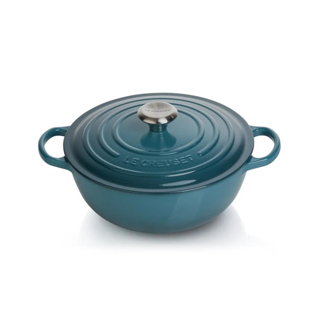 Deep Teal La Marmite Cast Iron Pot 26cm 4.1l
