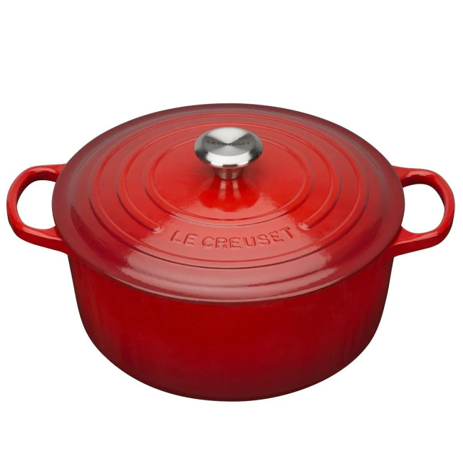 Garnek Signature żeliwny 20cm 2,6l wiśniowy