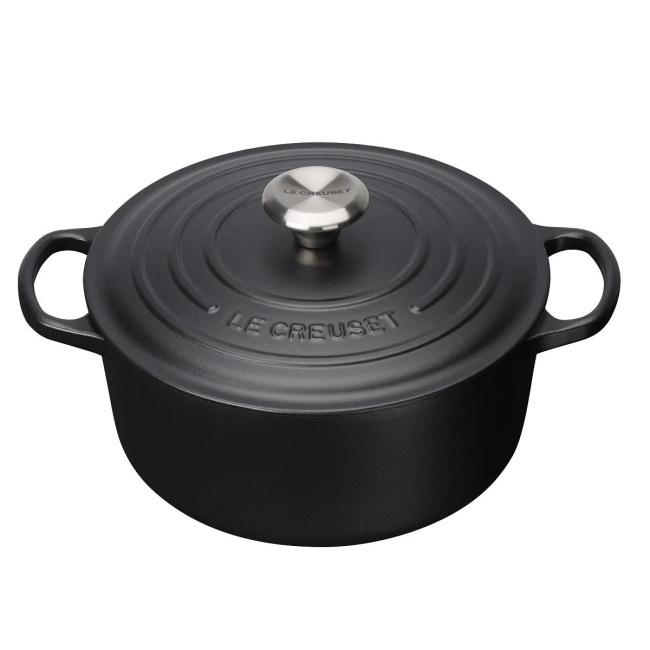 Garnek Signature żeliwny 22cm 3,3l czarny