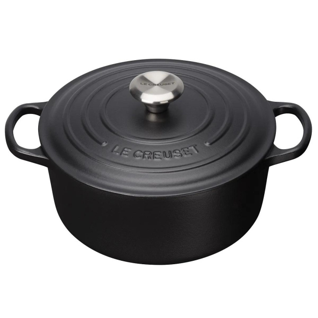Signature Cast Iron Pot 24cm 4.2l Black