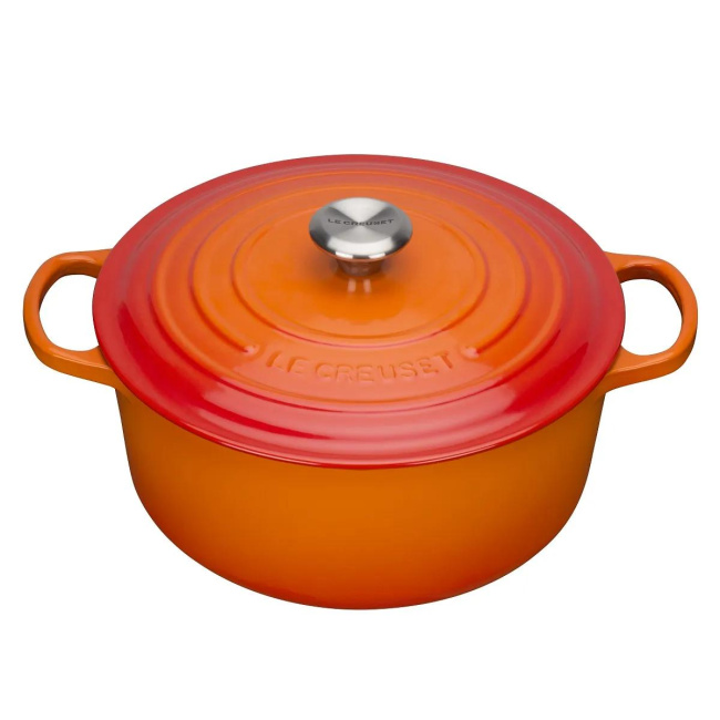 Signature Cast Iron Pot 24cm 4.2l Flame