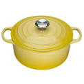 Garnek Signature żeliwny 24cm 4,2l cytrynowy