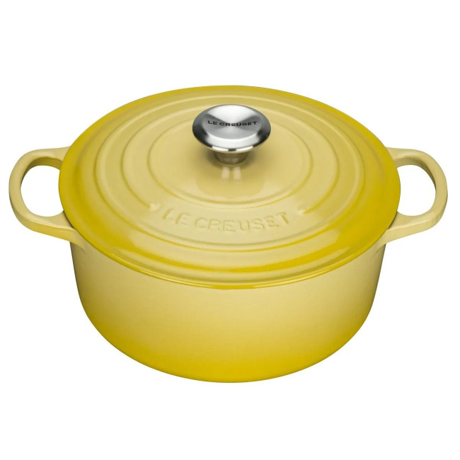 Signature Cast Iron Pot 24cm 4.2l Lemon