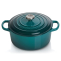 Garnek Signature żeliwny 24cm 4,2l deep teal