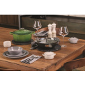 Garnek Signature żeliwny 26cm 5,3l płomienny - 14