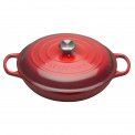 Garnek Gourmet 30cm 3,5l wiśniowy - 1
