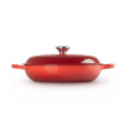 Garnek Gourmet 30cm 3,5l wiśniowy - 3