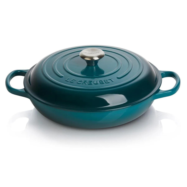 Gourmet Cast Iron Pot 30cm 3.5l Deep Teal