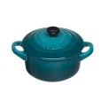 Mini Cocotte Deep Teal 10cm - 1