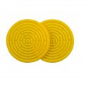 Set of 2 Lemon Coasters 10cm - 1
