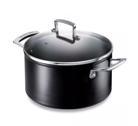 Garnek nieprzywierający 24cm 6l aluminiowy