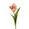 Kwiat tulipan różowo-pomarańczowy 37cm - 1