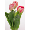 Kwiat tulipan różowy 36cm (1 sztuka mix) - 1