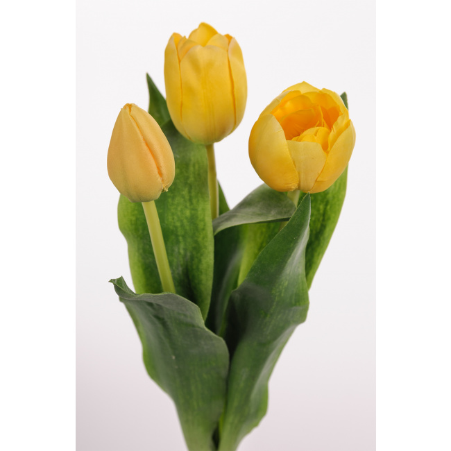 Kwiat tulipan żółty 36cm (1sztuka mix)