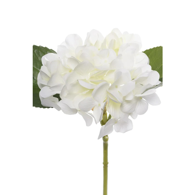 White Hydrangea Flower 25cm