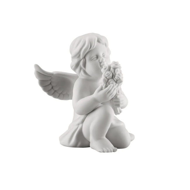 Large Angel with Flowers