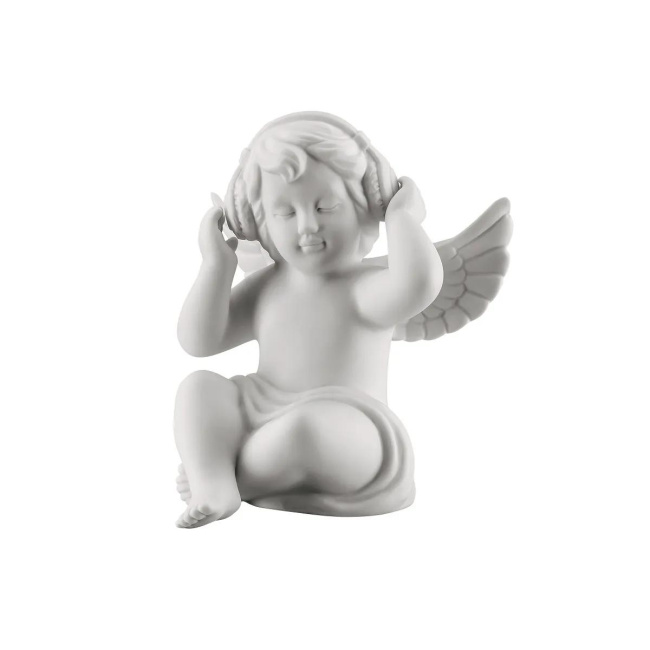 Large Angel with Headphones