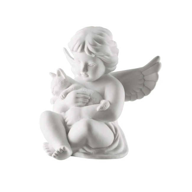 Medium Angel with Cat