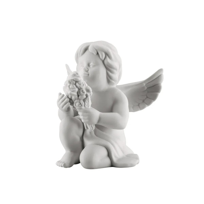 Medium Angel with Flowers