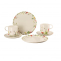 Set Mysterious Garden Coupe Breakfast Set with Mugs (6 pieces) for 2 persons