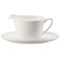 Jade Gravy Boat with Saucer - 1