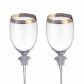 Set of 3 water glasses Crystal D'Or - 1